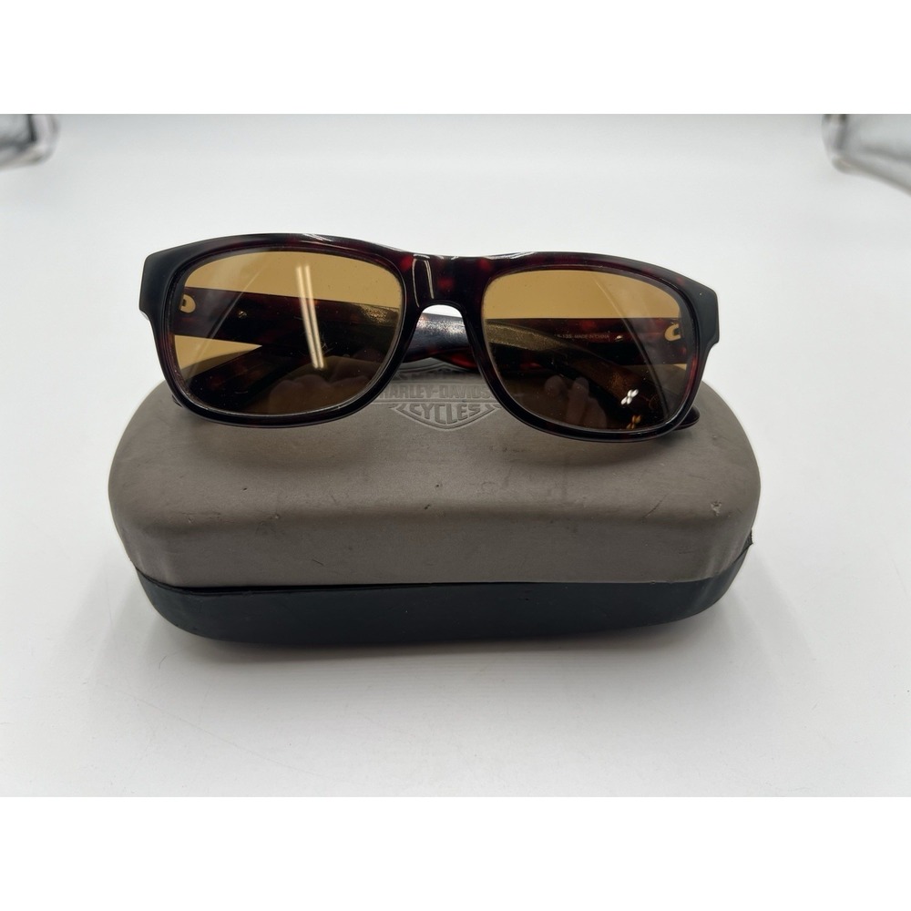 Harley Davidson HDX803-TO Sunglasses Tortoise Brown Lenses w/ Case 55-18-135